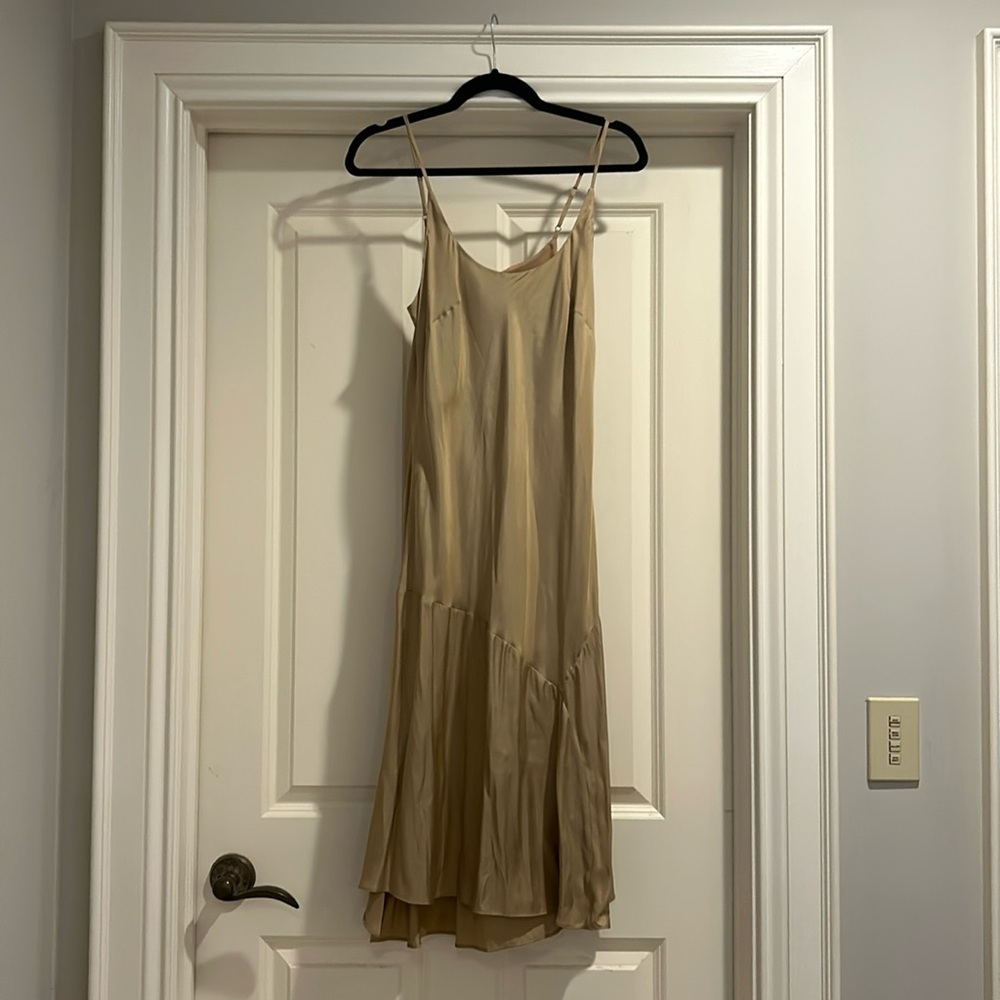 NWT Camel Rag & Bone Eva Slip Dress Size 4